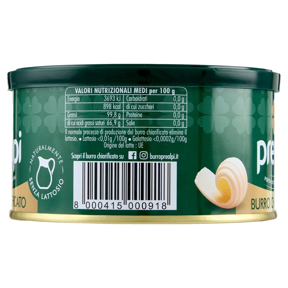 prealpi Burro Chiarificato 250 g